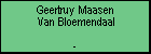 Geertruy Maasen  Van Bloemendaal